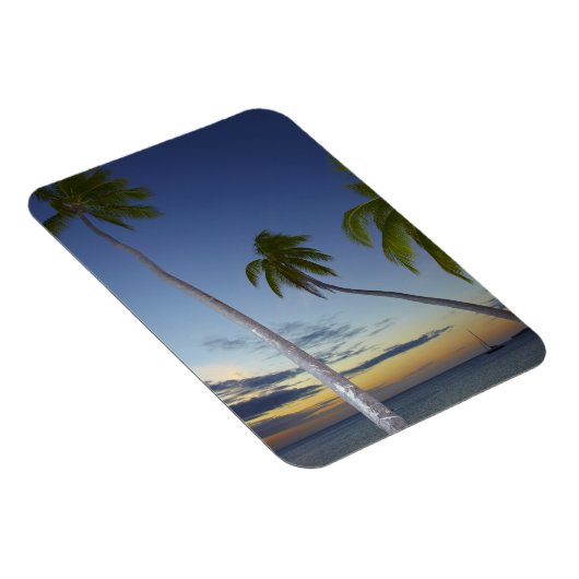 Magnet Flexible Palm trees and sunset, Plantation Island (Côté Droit)