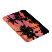 Magnet Flexible Palmiers en silhouette, Hawaii (Côté Droit)