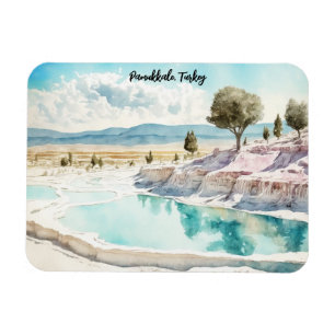 Magnet Flexible Pamukkale Turquie paysage de voyage