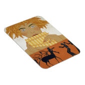 Magnet Flexible Pan Piper, illustration de "Les Mythes" par Paul (Côté Droit)