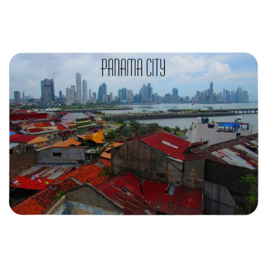Magnet Flexible panama ville contrastes (Horizontal)