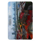 Magnet Flexible panama ville contrastes (Vertical)