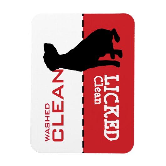 Magnet Flexible Pancarte aimantée pour lave-vaisselle Pointer, Lab (Vertical)