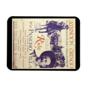 Magnet Flexible Pancho Villa Mexican General Cowboy Outlaw (Horizontal)