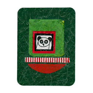 Magnet Flexible Panda Réfrigérateur non préparé