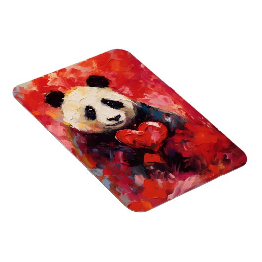 Magnet Flexible Panda Valentines (Côté Droit)