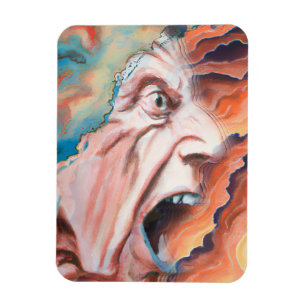 Magnet Flexible Panic Waves peinture à l'huile