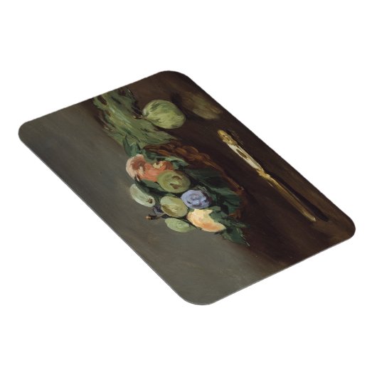 Magnet Flexible Panier de fruits d'Edouard Manet (Côté Droit)