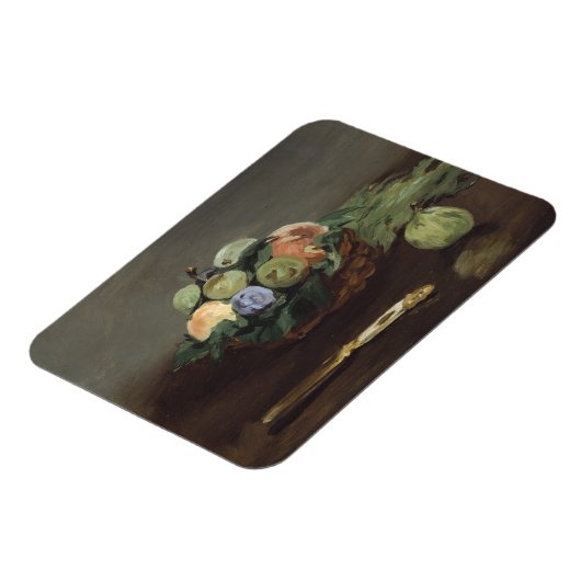Magnet Flexible Panier de fruits d'Edouard Manet (Côté Gauche)