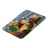 Magnet Flexible Panier de récolte abondant de délicieuses pommes (Côté Gauche)