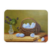 Magnet Flexible Panier d'oeufs avec violets (Horizontal)
