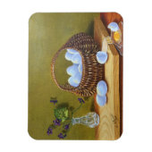Magnet Flexible Panier d'oeufs avec violets (Vertical)