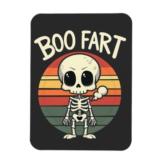Magnet Flexible Panier Funny Éffrayant Pastel Ghost Goth Retro (Vertical)
