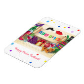 Magnet Flexible Panier Purim Cadeaux Hamantaschen Gragger Hébreu (Côté Gauche)