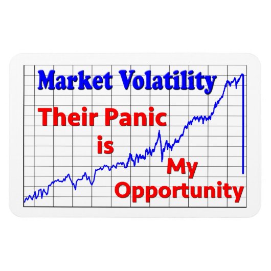 Magnet Flexible Panique du marché stock (Horizontal)