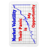 Magnet Flexible Panique du marché stock (Vertical)