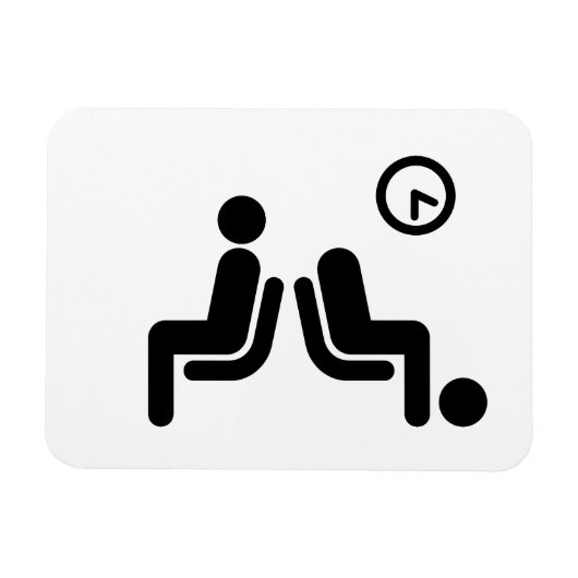 Magnet Flexible Panneau d'attente long (Horizontal)