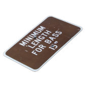 Magnet Flexible Panneau de pêche, longueur minimale de basse (Côté Gauche)