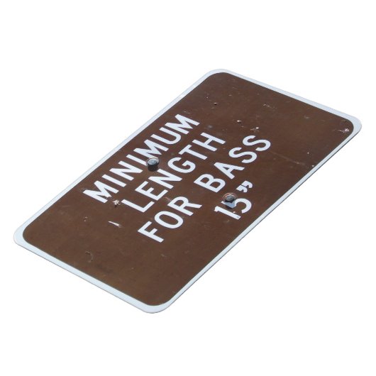 Magnet Flexible Panneau de pêche, longueur minimale de basse (Côté Gauche)