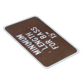 Magnet Flexible Panneau de pêche, longueur minimale de basse (Côté Droit)