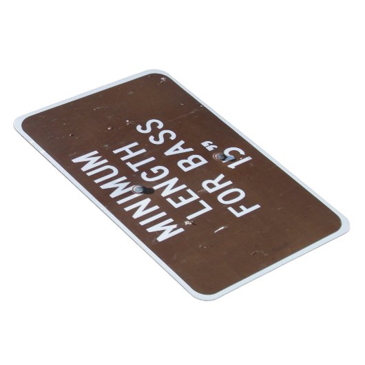 Magnet Flexible Panneau de pêche, longueur minimale de basse (Côté Droit)