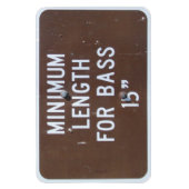 Magnet Flexible Panneau de pêche, longueur minimale de basse (Vertical)