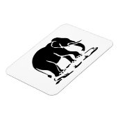 Magnet Flexible Panneau de trekking des éléphants asiatiques devan (Côté Gauche)