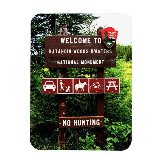 Magnet Flexible Panneau d'entrée Katahdin Woods et Waters (Vertical)