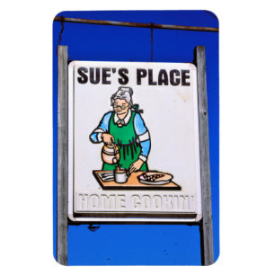 Magnet Flexible Panneau du restaurant Roadside Diner