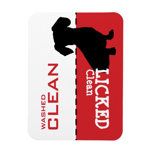 Magnet Flexible Panneau magnétique du chien Dachshund Weiner (Vertical)