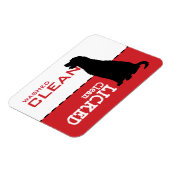 Magnet Flexible Panneau magnétique du lave-vaisselle Golden Retrie (Côté Gauche)