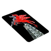 Magnet Flexible Panneau Neon du centre-ville de Dallas Pegasus (Côté Droit)