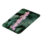 Magnet Flexible Panneau rose néon moderne Tropical Enregistrer la  (Côté Gauche)