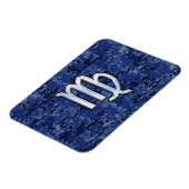Magnet Flexible Panneau Virgo Zodiac sur Camouflage numérique bleu (Côté Gauche)
