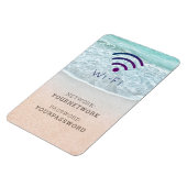 Magnet Flexible Panneau Wi-Fi Turquoise Blue Ocean Beach (Côté Gauche)