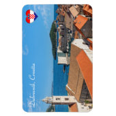 Magnet Flexible Panorama de la ville de Dubrovnik - Croatie (Vertical)