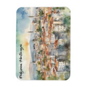 Magnet Flexible Panorama de Podgorica Monténégro (Vertical)