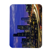 Magnet Flexible panorama de Seattle, Washington la nuit (Vertical)