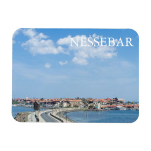 Magnet Flexible Panorama sur le Vieux Nessebar. Bulgarie