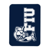 Magnet Flexible Panthers de la FIU - Logo blanc (Vertical)