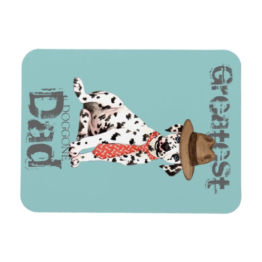 Magnet Flexible Papa dalmate (Horizontal)