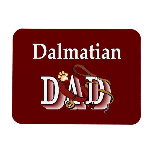 Magnet Flexible Papa dalmate (Horizontal)