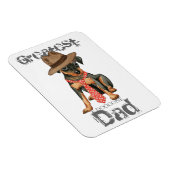 Magnet Flexible Papa de la brosse (Côté Droit)