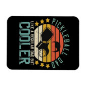 Magnet Flexible Papa de pickleball comme un papa normal mais plus (Horizontal)