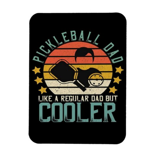 Magnet Flexible Papa de pickleball comme un papa normal mais plus (Vertical)