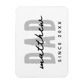 Magnet Flexible Papa Depuis 20XX Moderne Simple Preppy (Vertical)