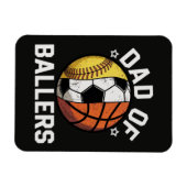 Magnet Flexible Papa des joueurs de balle (Horizontal)