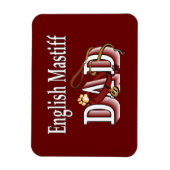 Magnet Flexible Papa mastiff anglais (Vertical)