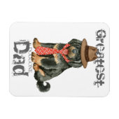 Magnet Flexible Papa Mastiff Tibétain (Horizontal)