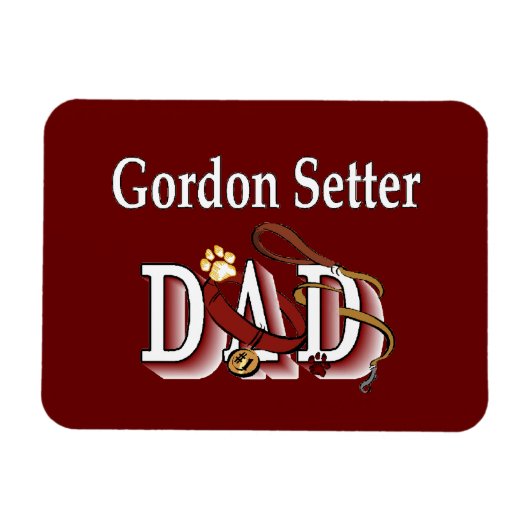 Magnet Flexible Papa Setter Gordon (Horizontal)